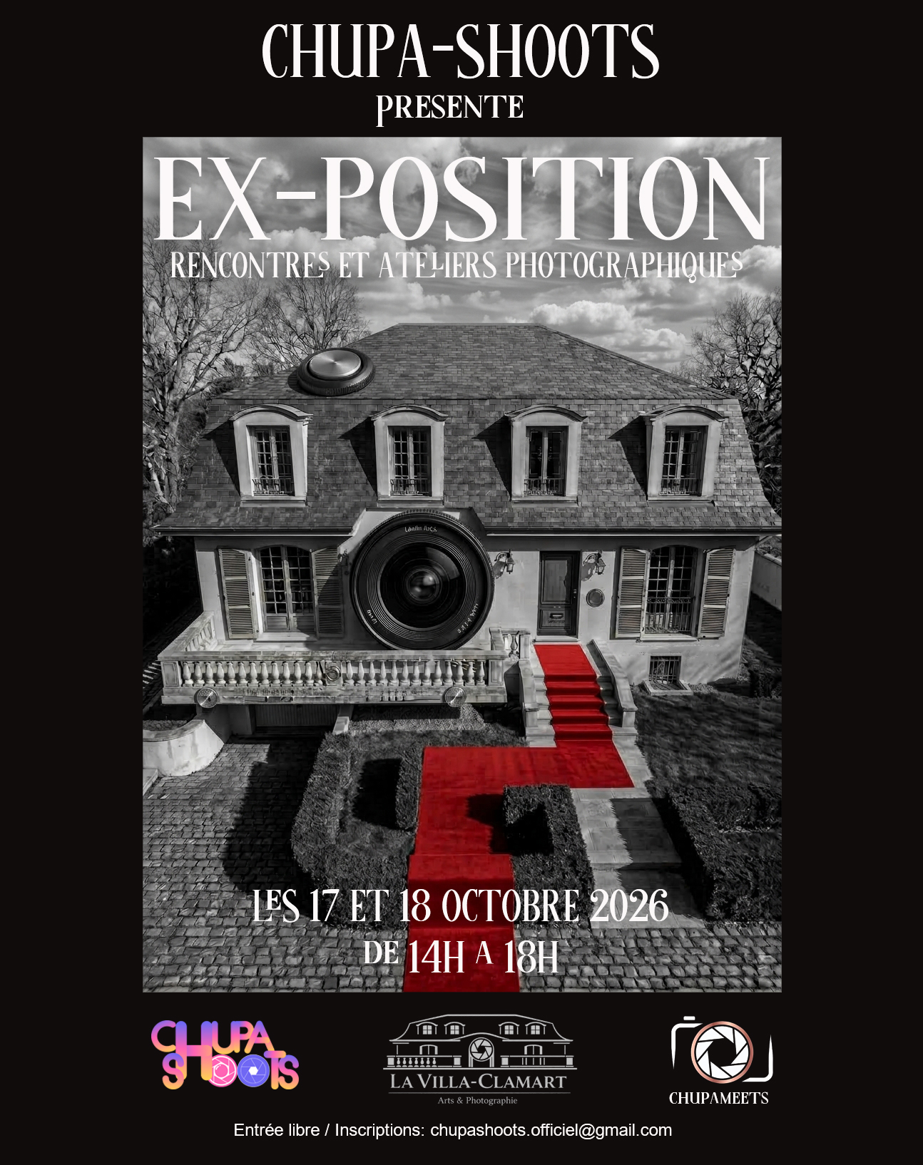 EXPOSITION PHOTO /  RENCONTRES / ATELIERS Modèles 17 et 18 Octobre